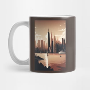 New York City at Twilight Mug